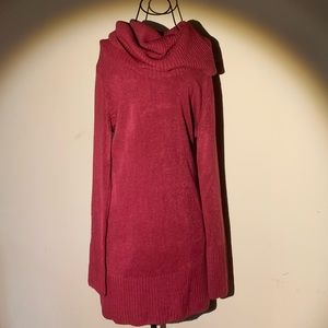 H&M red sweater dress